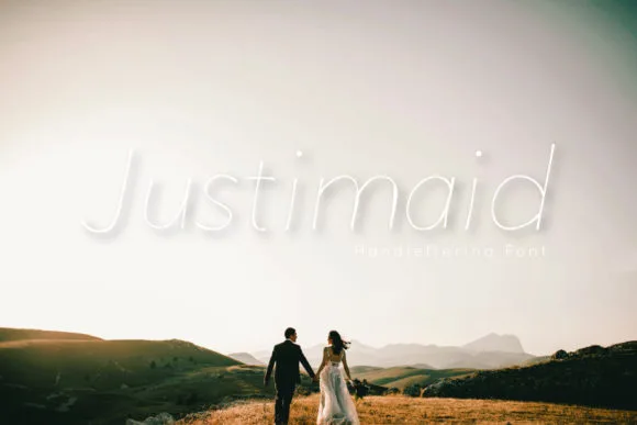 Justimaid Font Justimaid Font Poster 1