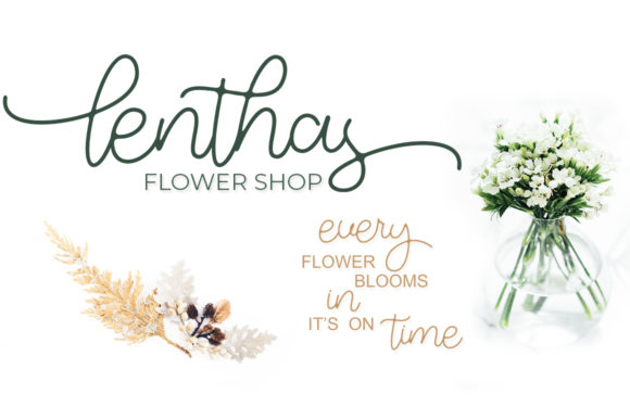 Justin Hailey Font Poster 2
