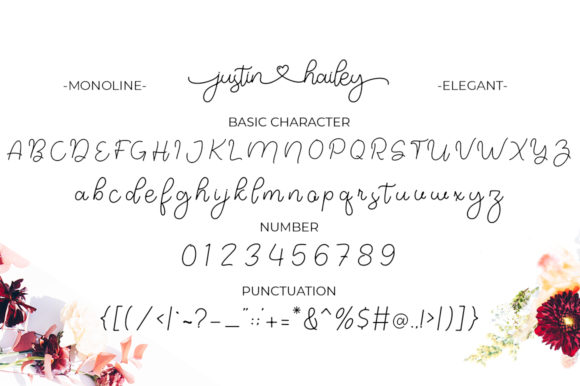 Justin Hailey Font Poster 5