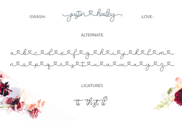 Justin Hailey Font Poster 7