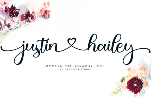 Justin Hailey Font Poster 1