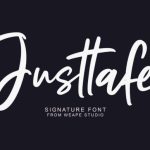 Justtafe Font Poster 1