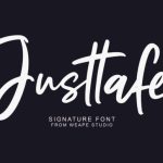 Justtafe Font Poster 1