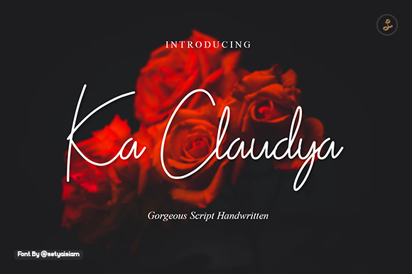 Ka Claudya Font Poster 1