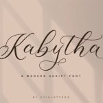 Kabytha Font Poster 1
