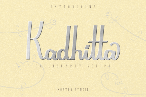 Kadhitta Font Kadhitta Font Poster 1