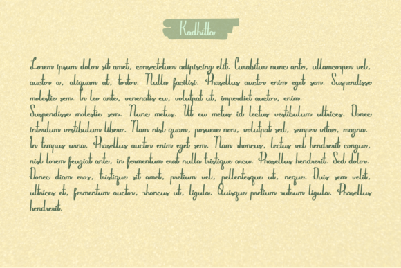 Kadhitta Font Poster 5