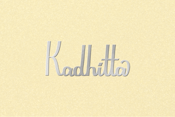 Kadhitta Font Poster 7