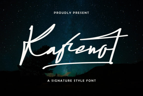 Kafenot Font Poster 1