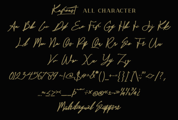 Kafenot Font Poster 8