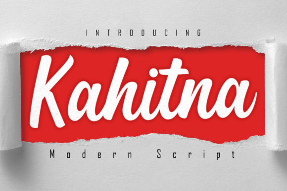 Kahitna Font Poster 1