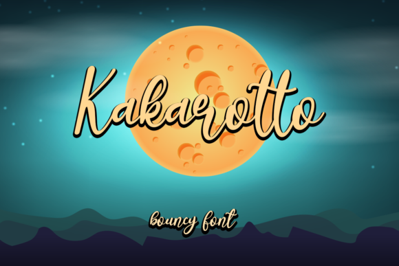 Kakarotto Font Poster 1