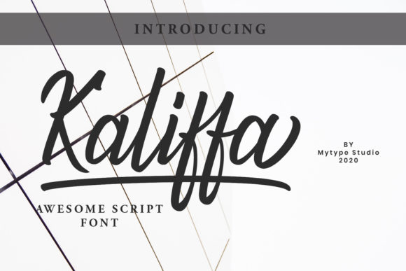 Kaliffa Font Poster 1