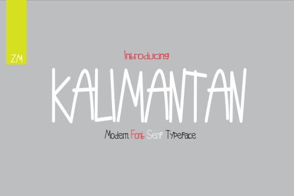 Kalimantan Font Poster 1