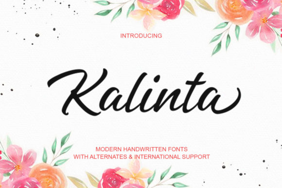 Kalinta Font Poster 1