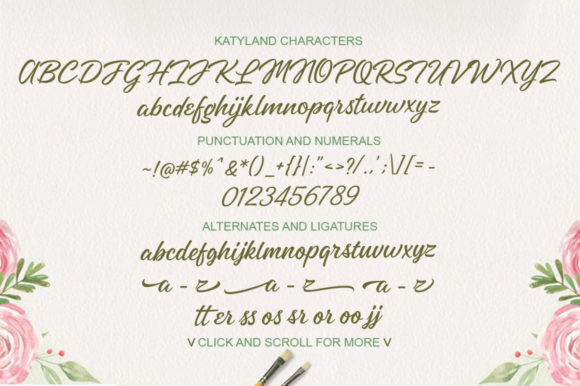 Kalinta Font Poster 7