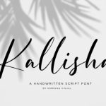 Kallisha Font Poster 1