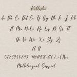 Kallisha Font Poster 5