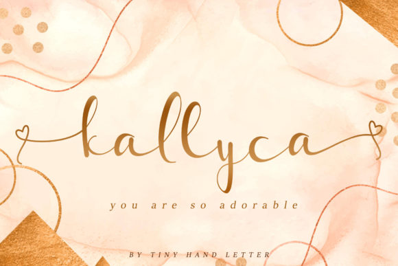 Kallyca Font Poster 1