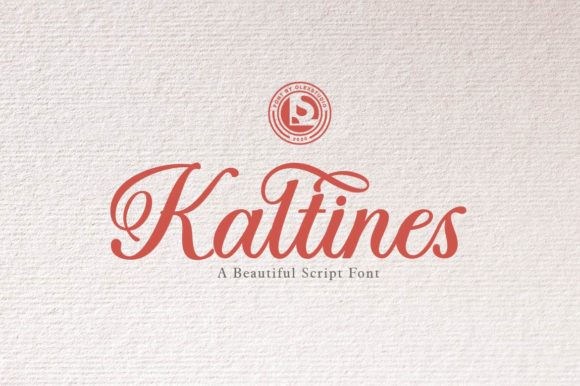 Kaltines Font Poster 1
