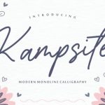 Kampsite Font Poster 1
