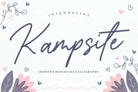 Kampsite Font Poster 1