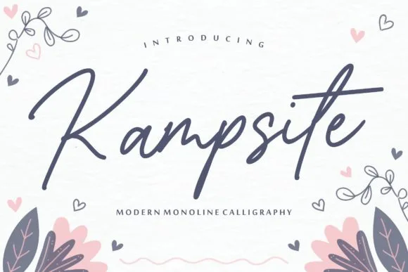 Kampsite Font Kampsite Font Poster 1