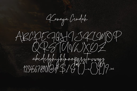 Kanaya Ceudah Font Poster 6