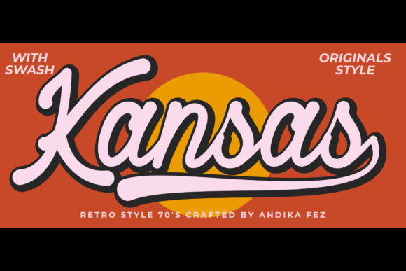 Kansas Font Poster 1