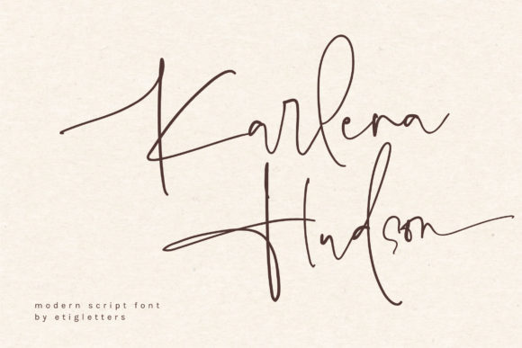 Karlena Hudson Font