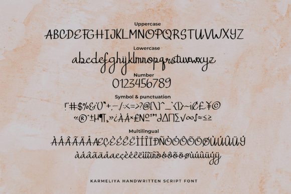 Karmeliya Font Poster 4