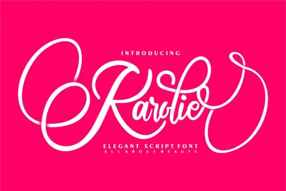 Karolie Font Karolie Font Poster 1