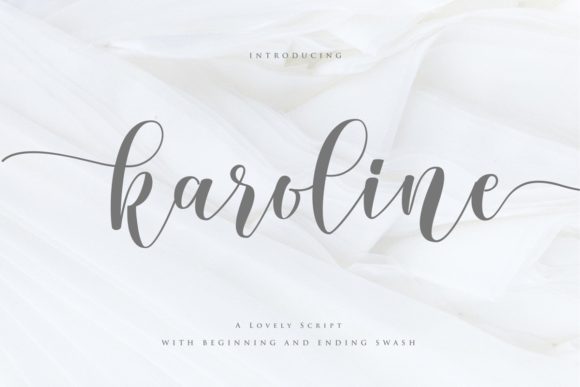 Karoline Font Poster 1