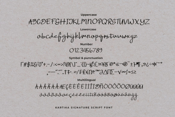 Kartika Font Poster 4