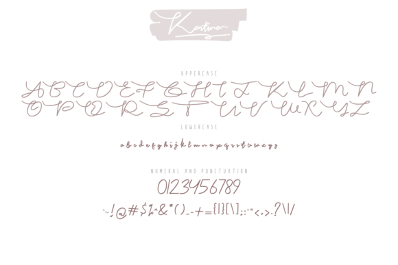 Kartina Font Poster 12