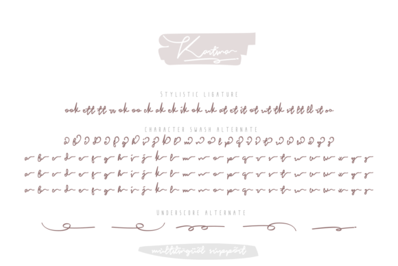 Kartina Font Poster 13