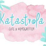 Katastrofa Font Poster 1