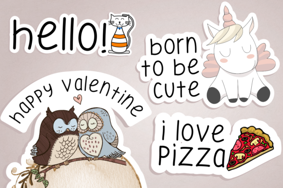 Katherine Handwriting Font Poster 6
