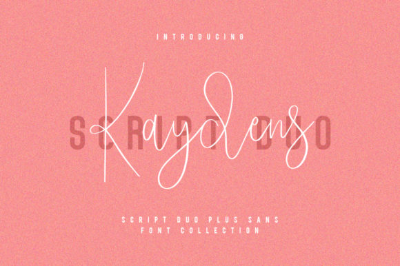 Kaydens Font Poster 1