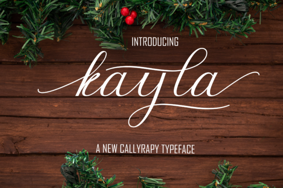 Kayla Font Kayla Font Poster 1
