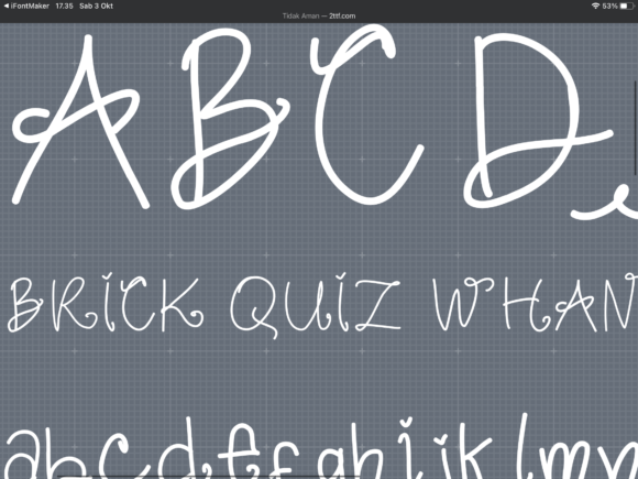 Kedurus Font Poster 2