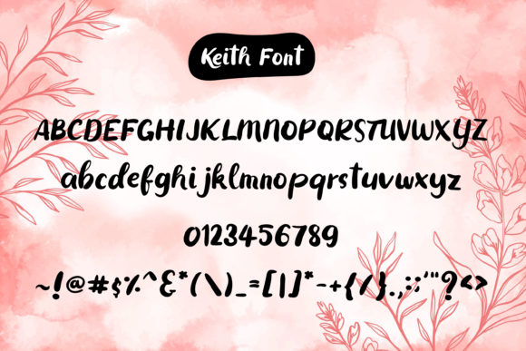 Keith Font Poster 6