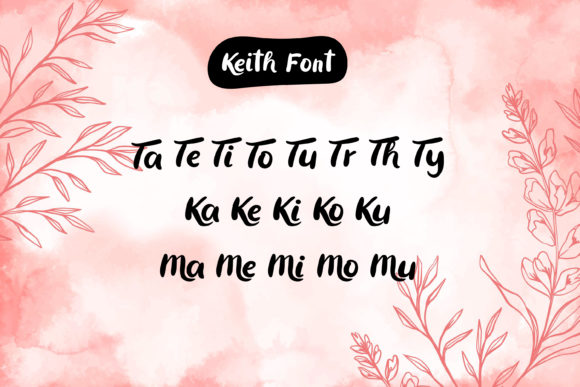 Keith Font Poster 7
