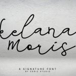 Kelana Moris Font Poster 2