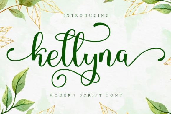 Kellyna Font Kellyna Font Poster 1