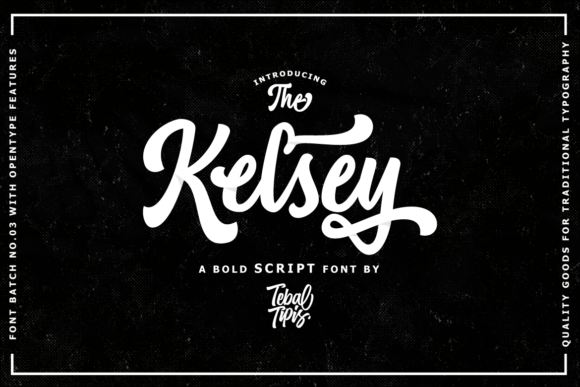 Kelsey Font Poster 1