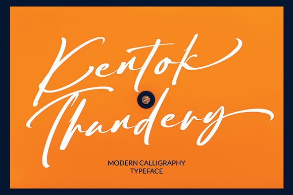 Kentok Thundery Font