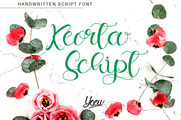 Keorta Script Font Poster 1