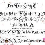 Keorta Script Font Poster 8