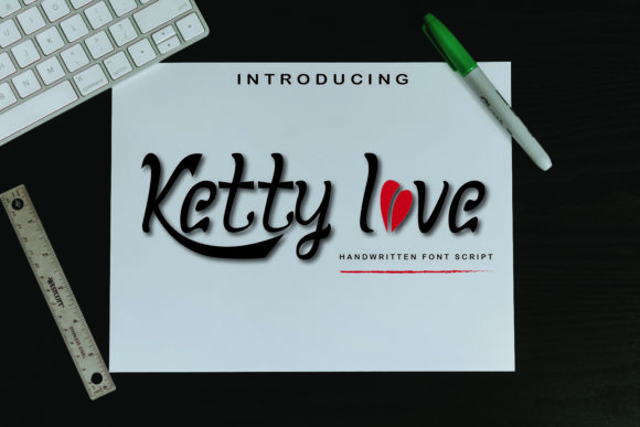 Ketty Love Font Poster 1